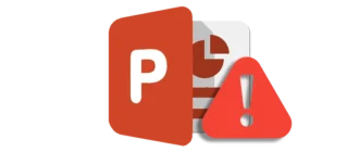 Значок проблем с активацией PowerPoint