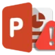 Значок проблем с активацией PowerPoint
