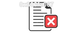 Код сбоя при попытке активации 0x803fa067, свидетельствующий о невозможности завершить процесс, вызванной различными техническими неполадками или несовместимостью системы.